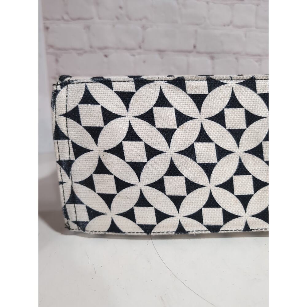 Spartina 459 Kiawah Market Tote Black Ivory Cotton Canvas Discontinued - Picture 16 of 16